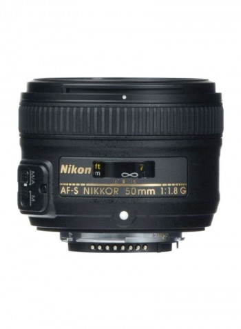 AF-S Nikkor 50mm f/1.8G Camera Lens For Nikon Black