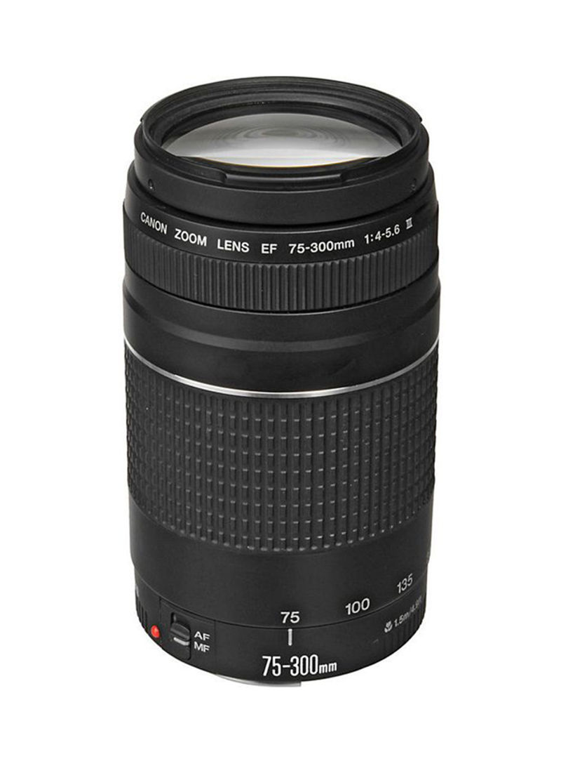 EF 75-300mm f/4-5.6 III Telephoto Zoom Lens For Canon Black