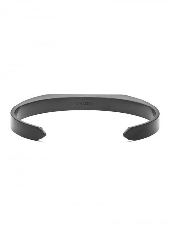 Men's Stainless Steel Analog Wrist Watch 28700004 With Black Cuff Bracelet And Sunglasses