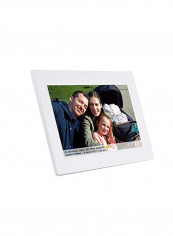 Wi-Fi Digital Photo Frame With Touch Screen 10inch White