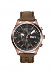 Men's Leather Analog Wrist Watch 1530162
