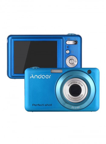 20MP HD Digital Camera Video With 2-Piece Rechargeable Batteries