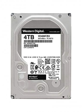 Internal Solid State Drive 4TB Black/Silver