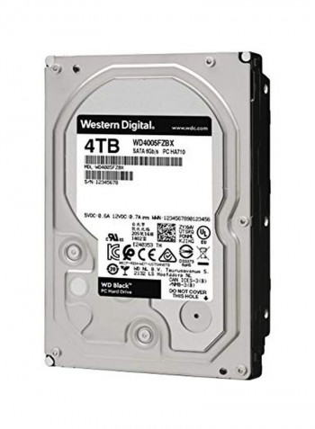 Internal Solid State Drive 4TB Black/Silver