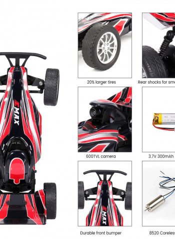600TVL Camera 2.4G 1/24 Indoor Remote Control Interceptor Glasses FPV Racing RC Car 29cm