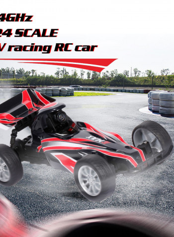600TVL Camera 2.4G 1/24 Indoor Remote Control Interceptor Glasses FPV Racing RC Car 29cm