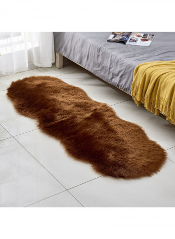 Anti-Skid Soft Area Rug Brown One Size