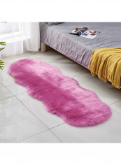 Soft Fluffy Area Rugs Pink