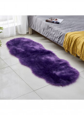 Soft Fluffy Area Rugs Purple