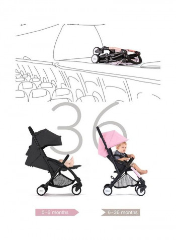 175 Degree Folding Stroller Travel  Pushchair