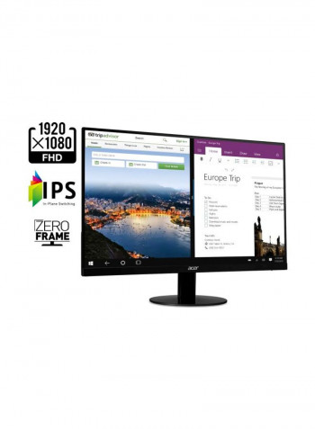 21.5-Inch Full HD Monitor Black