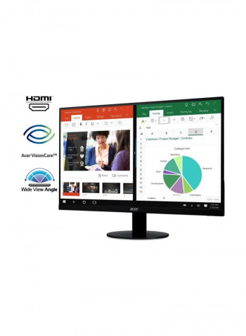 21.5-Inch Full HD Monitor Black