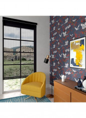 Single Sunscreen Collection 2 Blackout Window Shade Black 240x175cm