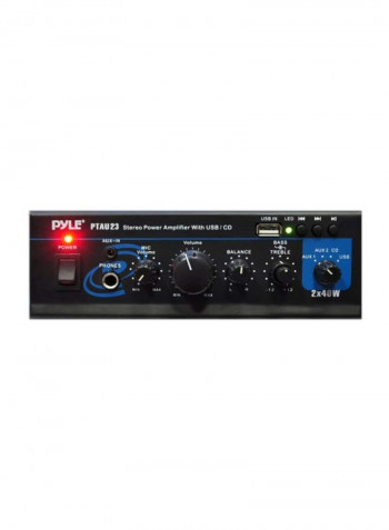 Home Audio Power Amplifier System PTAU23 Black/Blue