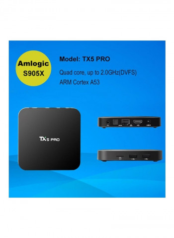 Android Set Top Box TX5 PRO Black