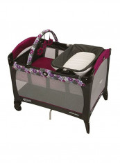 Pack N Play Rev Napper Portia Cot - Grey/White/Purple reviews Pack N Play Rev Napper Portia Cot - Grey/White/Purple