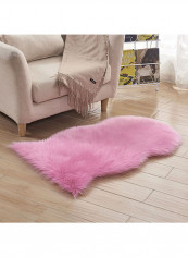 Soft Fluffy Home Rugs Pink 60x180centimeter