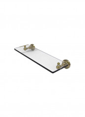 Dottingham Collection Glass Shelf Clear/Gold 16inch