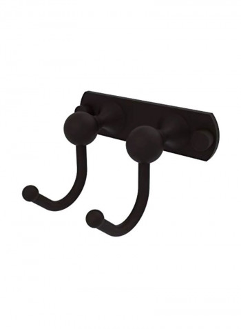 Shadwell Collection 2 Position Multi Decorative Hook Brown