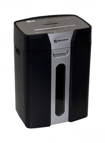 Cross Cut Shredder Machine Black/Silver