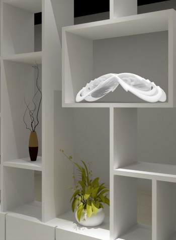 Artistic Eye​ 3D Printed Sculpture Home Decoration Artwork White