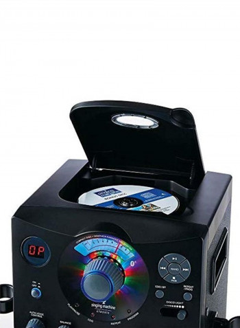 Bluetooth Karaoke System with LED Disco Lights
