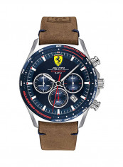 Men's Pilota Evo Leather Chronograph Watch 830711