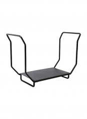 Firewood Holder Log Rack Black reviews Firewood Holder Log Rack Black