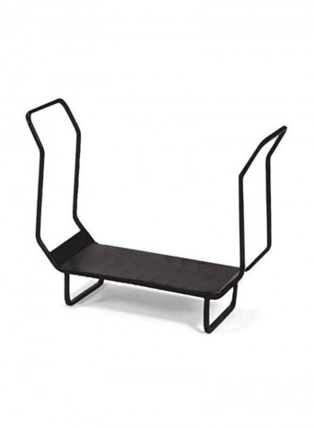 Firewood Holder Log Rack Black