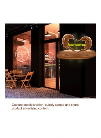 3D Hologram Projector Black
