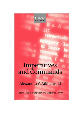 Imperatives and Commands Hardcover