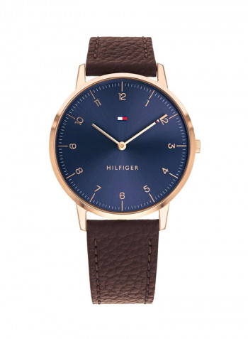 Men's Two Hand Leather Analog Watch 1791582