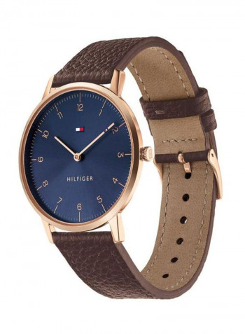 Men's Two Hand Leather Analog Watch 1791582