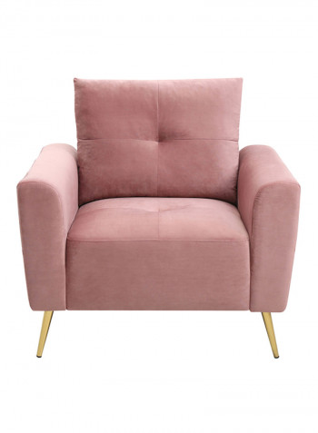 Turin Single Seater Sofa Blush Pink