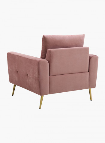 Turin Single Seater Sofa Blush Pink