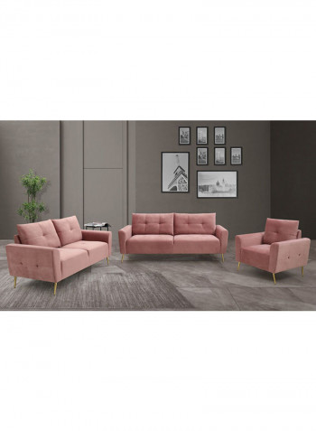 Turin Single Seater Sofa Blush Pink