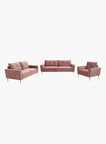 Turin Single Seater Sofa Blush Pink