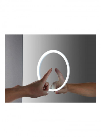 Double Key Lighting Bathroom LED Mirror Transparent 1200x800millimeter