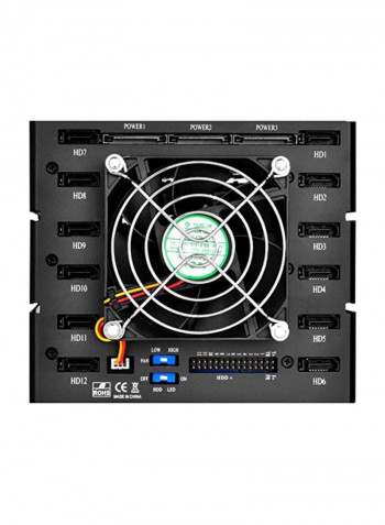 Front Bay Hot-Swappable Hard Drive Enclosure 1GB Black