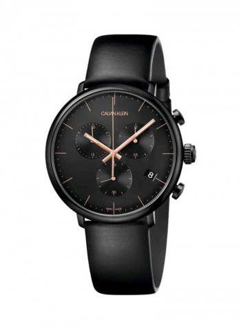 Men's Highnoon Leather Analog Watch K8M274-CB