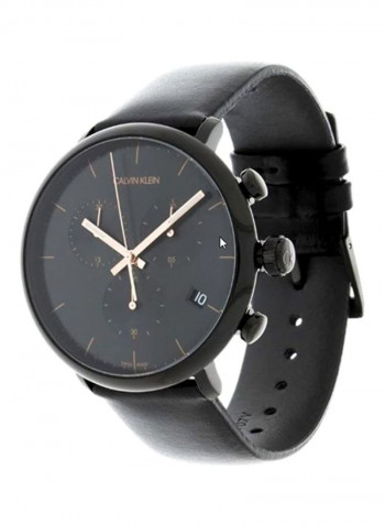 Men's Highnoon Leather Analog Watch K8M274-CB
