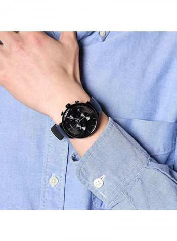 Men's Highnoon Leather Analog Watch K8M274-CB