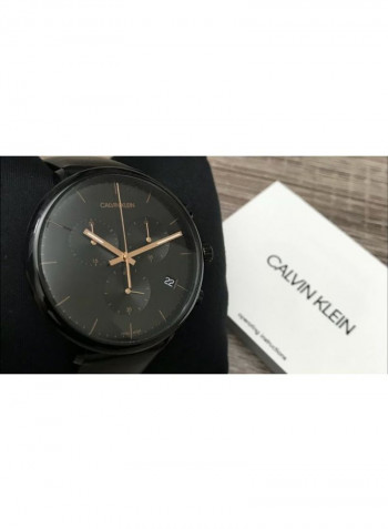 Men's Highnoon Leather Analog Watch K8M274-CB