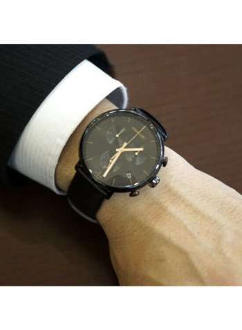 Men's Highnoon Leather Analog Watch K8M274-CB