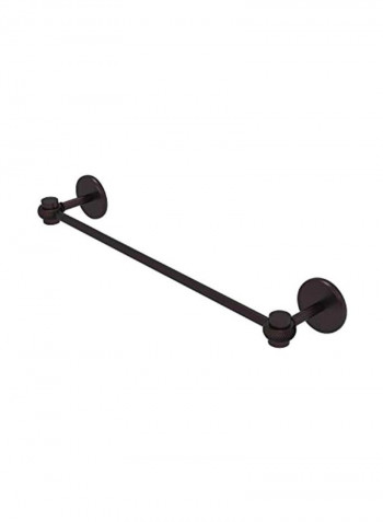 Satellite Orbit One Collection Twist Accents Towel Bar Black 18inch