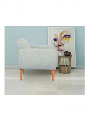 1-Seater Sofa Green 84.5 x 86.5cm