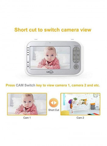 3-Piece Baby Video Monitor And Camera Set