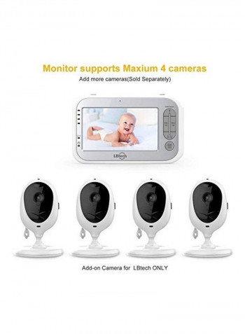 3-Piece Baby Video Monitor And Camera Set