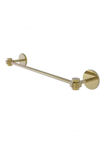 Orbit One Collection Groovy Accents Towel Bar Gold 18inch