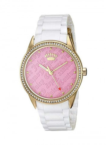 Women's Trend Ceramic Analog Wrist Watch JC1172PKWT